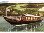 A classic painting of Gondola underway.